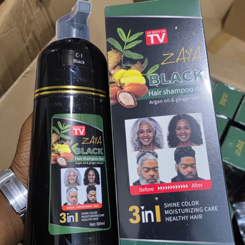 Shampoing Teinture Capillaire 3 en 1