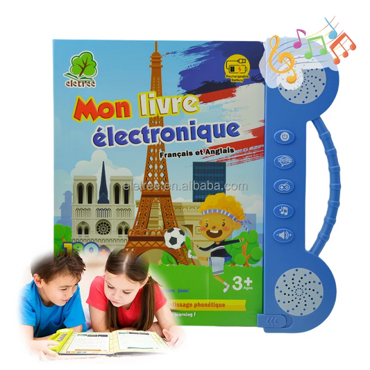 GeniusBook™ – Le Livre Électronique qui Fait Briller les Enfants