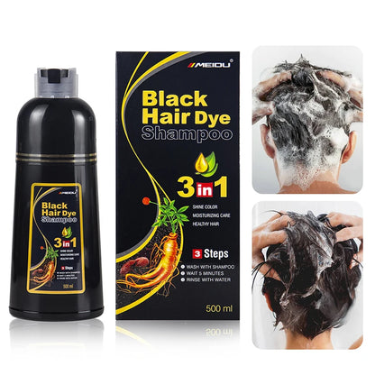Shampoing Teinture Capillaire 3 en 1